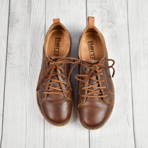 Born Classic Retro Lace up Isadora BR0032716 in Whiskey Womens US 9  40 1/2 - Picture 3 of 6